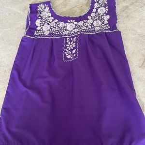 Hand sewed Mexican top